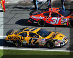 Matt Kenseth rolling down Pit Road at the start of the Daytona 500