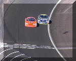 Johnson goes for the pass of Burton to take the lead