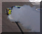 Jimmie Johnson Burnout