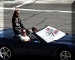 Kurt Busch at driver introductions for the Gatorade Twin 125s