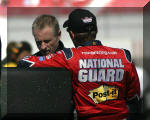 Mark Martin and tema mate Greg Biffle