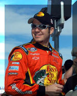 Martin Truex Jr. signing autographs at Las Vegas