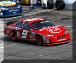 Kasey Kahne racing off pit road