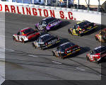 Kahne leads field from the Pole