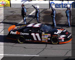 Denny Hamlin - Rolling down pit road