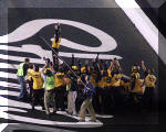 Kenseth celebrating Sharpie 500 Win