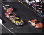 Kenseth Races off Pit Road