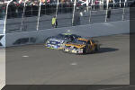 Matt Kenseth battles Johnson for the lead