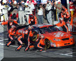 Tony Stewart making a Pit Stop at Daytona 500