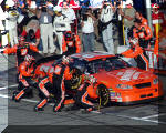 Tony Stewart making a Pit Stop at Daytona 500