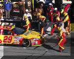 Harvick Pit Stop