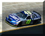 Jimmie Johnson qualifying at Bristol