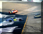 Jimmie Johnson spinning at Bristol