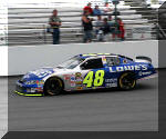 Jimmie Johnson qualifying in Richmond