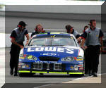 Jimmie Johnson qualifying in Richmond