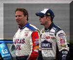 Jimmie Johnson qualifying in Richmond