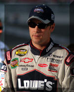 NASCAR Jimmie Johnson in Las Vegas