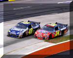 Final Lap - Johnson holds of Jeff Gordon