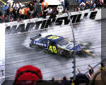 Jimmie Johnson Burnout in Martinsville