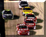 Earnhardt leads field in to turn 1