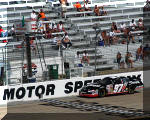 Kurt Busch qualifying for the Sharpie 500, Bristol, TN