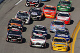 Nationwide Three Wide Racing at Daytona