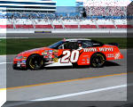 Tony Stewart in the Home Depot Chevrolet in Las Vegas